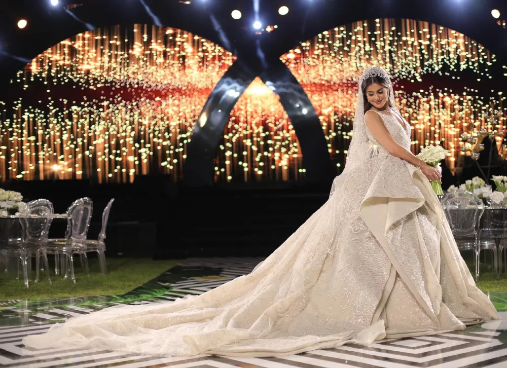Wedding celebration photograph from the Ramarossi Lebanese wedding gallery