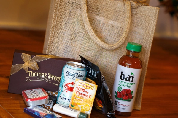 Local treats and snacks to include in welcome bags