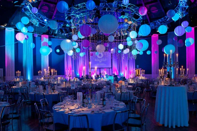 Types of wedding venue lighting options