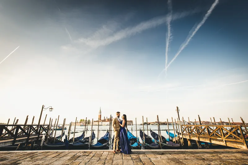 Couple capturing their special moments with a professional photographer, emphasizing the value of knowing destination wedding photographer cost.