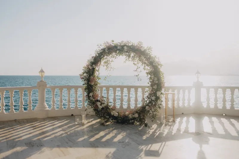 Accessible seating arrangement at an Antalya wedding venue, ensuring comfort for older and mobility-limited guests.