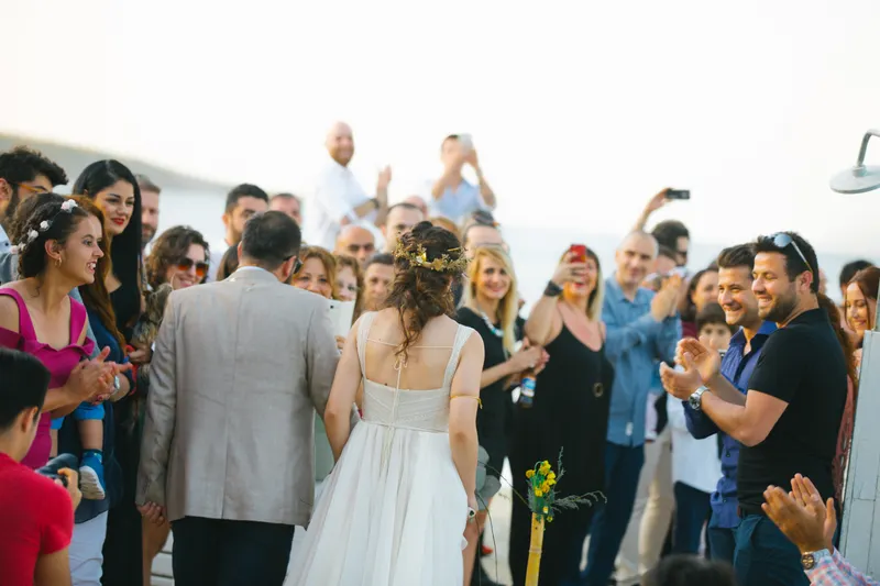 Detailed layout plan for a Bodrum wedding for 50–80 guests, highlighting guest logistics and venue accessibility.